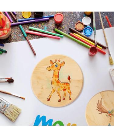 Goh Dodd 24 Pack Unfinished Wood Coasters - DIY Crafts & Wedding Decor Kit - Buy Online on GoSupps.com