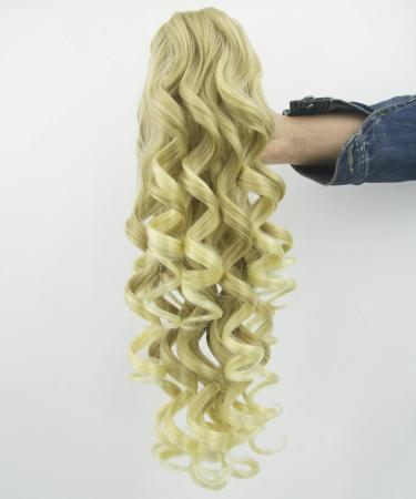 IMISSU Long Curly Claw Ponytail Clip On Hair Extension Pony Tail Hair Piece (Dirty Blonde 24T613) - Buy Online on GoSupps.com