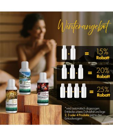 Nordholz Sauna Infusion - 48 Varieties 100ml | #15 Christmas Mix - Natural Sauna Fragrance & Accessories for Relaxation - Buy Online on GoSupps.com