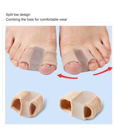 4-Piece Toe Spreader & Double Hole Straightener for Hammer Toes | Comfortable Soft Support for Men & Women - Buy Online on GoSupps.com
