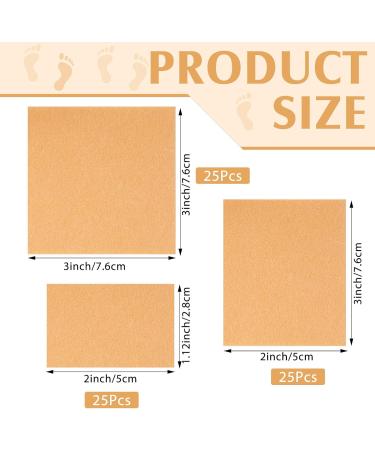 Demissle Moleskin Tape & Blister Prevention Pads - 75 Sheets Anti-Wear Stickers for Feet Toes Shoes & Boots - Reduce Friction Pain | Perfect for Hiking | 3 Sizes - Buy Online on GoSupps.com