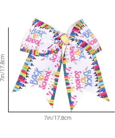 Xtauaguh Hair Bow Barrettes | Back to School Girls Hair Barrettes - Cute Decorative Hair Clips Hair Accessories for Daily Life Travel School - Buy Online on GoSupps.com