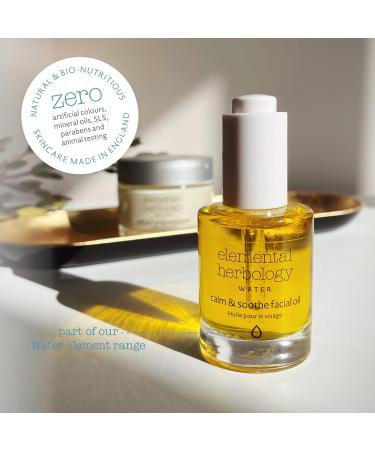 Elemental Herbology Calm & Soothe Facial Oil - Soothing Oil for Dry/Sensitive Skin | 0.70 Fl Oz - International Shipping Available - Buy Online on GoSupps.com