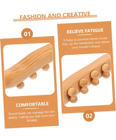 Healeeved 4-Piece Roll Rod Set with 20 Balls | Thai Massage Roller Stick & Gua Sha Tools for Fitness & Maderoterapia - Buy Online on GoSupps.com