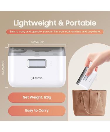 Electric Nail Clipper Nail Trimmer Nail Polisher 2 in-1 Automatic Nail Clipper 2 Speed Fingernail Clippers Nail File with Light Women Manicure Set Nail Clippers for Baby Kids Seniors Weak Hands 0308nc02 - Buy Online on GoSupps.com