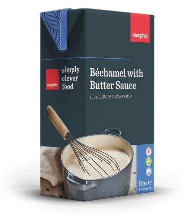 B chamel with Butter Sauce 1L Macphie Smooth & creamy white sauce enriched with butter.
