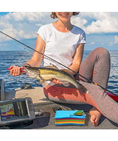 Buy Gzlceu 40-Piece Fishing Light Foam Leader Convenient Fishing Cord & Hook Holder (Random Color) | International Shipping Available - Buy Online on GoSupps.com