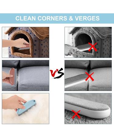 Molain Pet Hair Remover Brush Dog Hair Remover for Carpet Clothes Furniture Sofa Cars Lint Remover Pet Hair Cat Hair Remover Comb Rubber Brush for Pet Hair Dog Hair Removal Products(Light Blue) - Buy Online on GoSupps.com