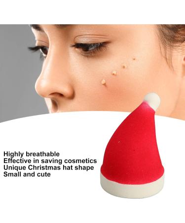 Makeup Sponge Soft Elastic Blending Sponge with Multifunction for Face Christmas Hat Shape Wet Dry Cosmetic Sponge - Buy Online on GoSupps.com