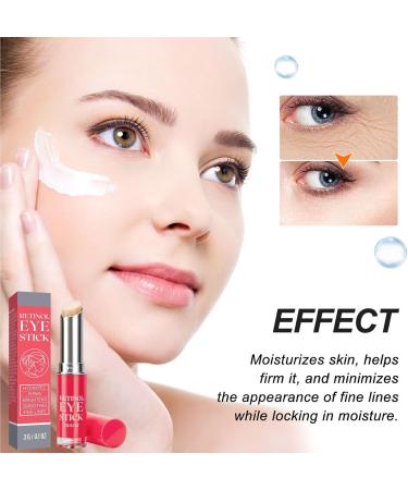 Retinol Eye Stick for Dark Circles Reduces Fine Lines and Dark Circles Under Eye Cream Eye Balm Stick for Women Retinol Eye Stick Eye Cream for Puffiness - Buy Online on GoSupps.com