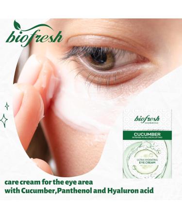 BioFresh Cucumber Hyaluron Lift Eye Cream - Intensive Moisture for Wrinkles & Dark Circles with Hyaluronic Acid | 25ml - Buy Online on GoSupps.com