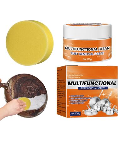 Stainless Steel Paste Cleaner - Cleaning Paste Multipurpose Stainless Steel Cleaner Household Kitchen Simple Safe And Effective Cookware Rust Removal Cleaner For Sinks Pots Faucets - Buy Online on GoSupps.com