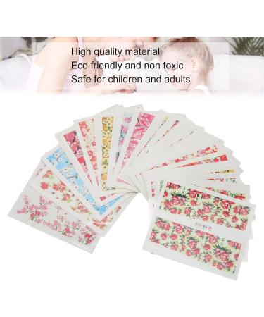 Nail Decals Nail Sticker Safe Eco Friendly Vivid Beautiful for Women Girls for Nail Salon for Birthday Party for Dating Gathering - Buy Online on GoSupps.com