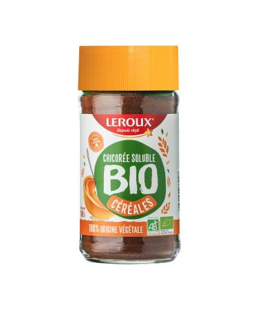 Leroux - Organic Soluble Chicory Cereals - 100% Plant Origin - Organic Chicory Grown in France - Organic Cereals - Ri
