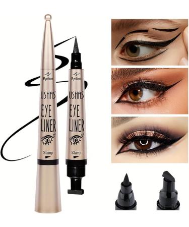 Waterproof Eyeliner Dual Head Smudge-Proof Makeup Tool for Eyes Eyeliner Stamp Tool for Stage Performance Dating Shopping Outgoing Pochy - Buy Online on GoSupps.com