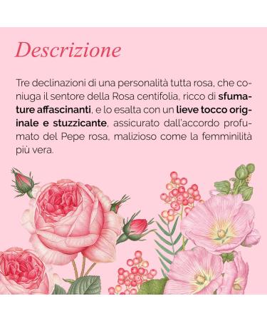 L'Erbolario 3 Rosa - Romantic And Feminine Fragrance For Every Woman - Three Admirable Fragrant Notes Of Provence Rose Peruvian Pepper And Hollyhock - Offers A Seductive Accent - 1.6 Oz EDP Spray 3 Rosa 1.6 Ounce (Pack of 1) - Buy Online on GoSupps.com