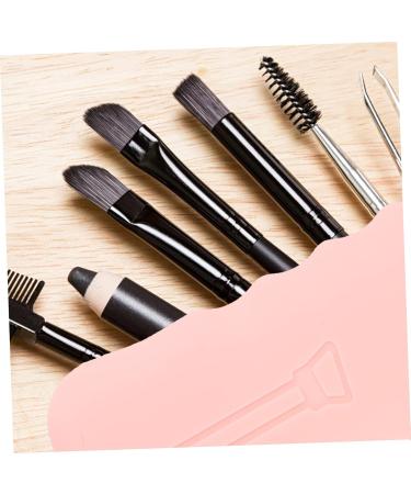 FRCOLOR Silicone Makeup Applicator Travel Bag - 4pcs Beauty Sponge Holder & Organizer - Assorted Colors - 21x5.2CM - Buy Online on GoSupps.com