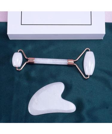 Premium Face Roller & Gua Sha Set | Natural Skincare Massager for Radiant Skin - Buy Online on GoSupps.com