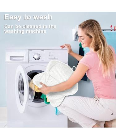 BARAKYEG Bath Pillow 4D Bath Pillow with 6 Suction Cups Ergonomic Bath Pillow Home Head Pillow for Bath Spa Pillow Jacuzz - Buy Online on GoSupps.com