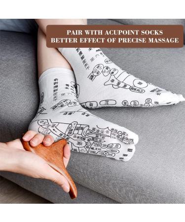 Wooden Massage Device - Gua Sha Board & Tool Sticks for Trigger Point Relief | Best Massage for Back Neck Shoulders & Feet - Buy Online on GoSupps.com