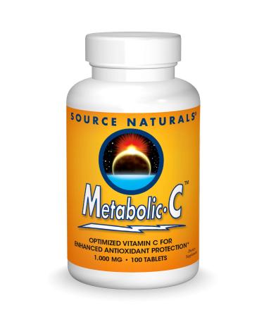 Source Naturals Metabolic C 1000 mg Vitamin C - 100 Tablets 100 Count (Pack of 1)