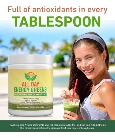 IVL - All Day Energy Greens - Supplement Powder Mix Drink Greens Powder Superfood - Super Greens Blend for Optimal Nutrition Energy & Digestion Green Juice Superfood Boost Original Flavor - Buy Online on GoSupps.com