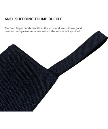 2 Pack Professional Grade Wrist Wraps for Men - Gym Wrist Support Braces 20'' - Black - Ideal for Weightlifting, Cross Training - Prevent Injuries & Enhance Workouts - Buy Online on GoSupps.com