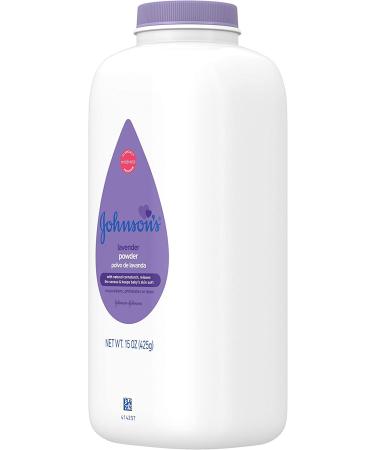 Johnson's Lavender Baby Powder - Gentle Cornstarch Formula, Hypoallergenic, Paraben-Free - 15 oz (Pack of 6) - Buy Online on GoSupps.com
