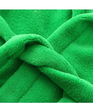 Soft Baby Bathrobe & Shoes Set | Terry Hooded Shower Coat for 0-6 Months | Comfortable Fleece Swimming Robe for Boys & Girls - Green - Buy Online on GoSupps.com