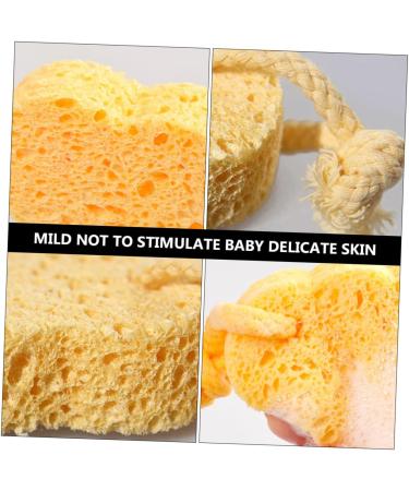 1pc Shower Wipe Cartoon Animal Bear Sponge Soonges Shower Supplies Foam Sponge Scrubber Sponges Kids Drum and Sticks Body Infant Take a Bath Wood Pulp Fiber Bath Towel - Buy Online on GoSupps.com