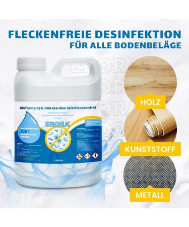 ERORA Anti Giardia Wiping Concentrate (5L) Effective Germ Protection for International Shipping - Buy Online on GoSupps.com