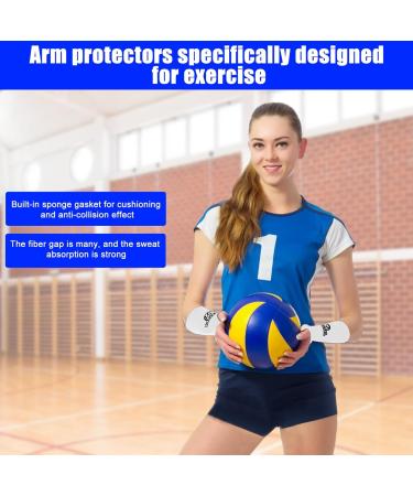 Homury Volleyball Arm Sleeves for Women - Compression Support with Protective Pads & Thumb Hole - Buy Online on GoSupps.com