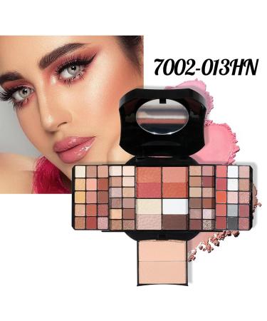 All-in-One Makeup Kit for Women: 54 Color Eyeshadow Palette Eyeliner Mascara Brushes & Lipstick - Shop Internationally - Buy Online on GoSupps.com