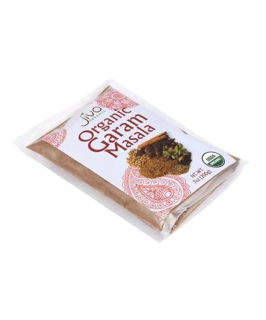 Jiva Organics Organic Garam Masala Powder 7oz - NON-GMO, Salt-Free Indian Spice Blend - Buy Online on GoSupps.com