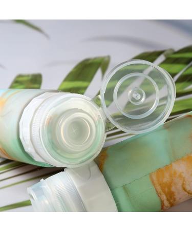 Gemice TSA-Approved Travel Bottles for Toiletries - 85ml BPA-Free Leak-Proof Refillable Containers for Shampoo & Lotion - 4 Pack Mint - Buy Online on GoSupps.com