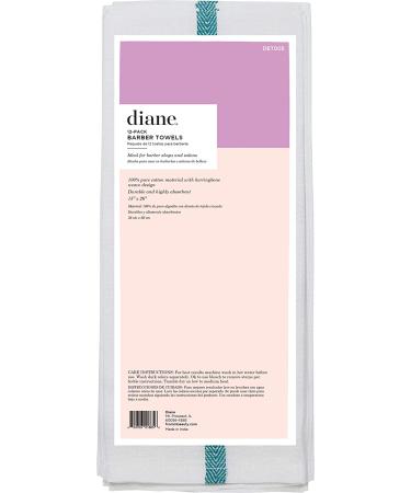 Diane 100% Cotton Barber Towels 15x26 - Salon, Spa, Barber Shop - 12 Pack - Buy Online on GoSupps.com