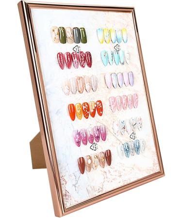 OKJHFD Nail Display Book Nail Art Color Chart Display Board Stand Nail Tip Gel Polish Color Display Card Frame for Nail Art Showing - Buy Online on GoSupps.com