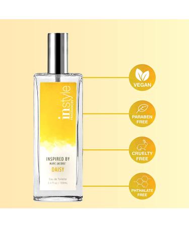 Instyle Fragrances | Marc Jacobs Daisy Inspired | Women's Eau de Toilette | Vegan, Paraben & Phthalate Free | 3.4 Fl Oz - Buy Online on GoSupps.com