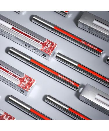  Ruwshuuk Liquid lip peel-off lip tint | 3x moisturizing waterproof lip peel-off | Non-sticky cut long-lasting lipliner cosmetic makeup tint - Buy Online on GoSupps.com