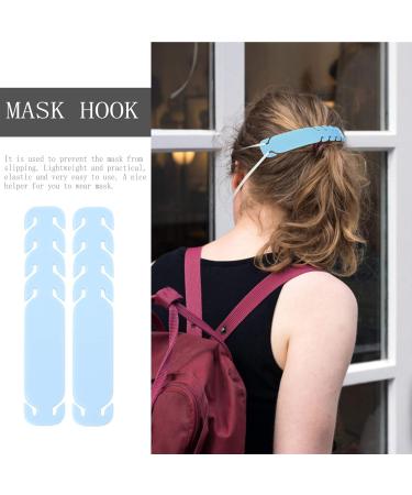 Minkissy 20-Pack Stretching Buckle for Mask Ear Gripes - Elastic Hook Extension Strap for Comfort & Protection - Anti-Strangulation Solution for Facial Covers - Buy Online on GoSupps.com