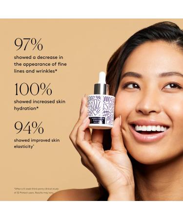 Naked & Thriving Protect Antioxidant Face Serum | Peptides Green Tea Hyaluronic Acid | Vegan & Naturally-Derived | Support Hydration & Fortify Against Visible Signs of Aging (1.0 fl oz/30 mL) - Buy Online on GoSupps.com