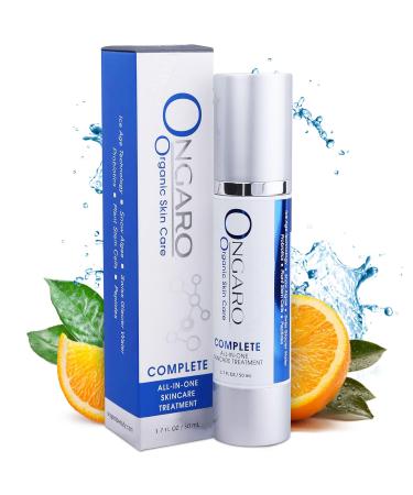 Ongaro Beauty All-In-One - Anti Aging Serum for all 7 Signs of Aging- Anti Wrinkle Cream and Hyaluronic Acid Moisturizer with Vitamin C & E