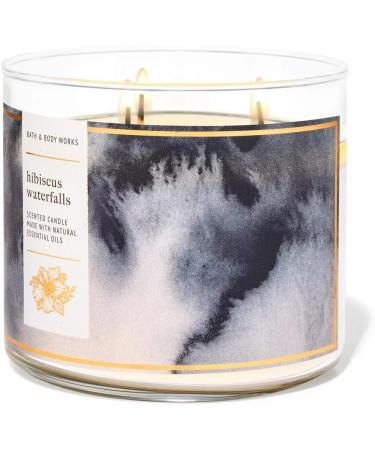 Hibiscus Waterfalls 3 Wick Candle - Bath & Body Works 14.5 oz | International Shipping Available - Buy Online on GoSupps.com