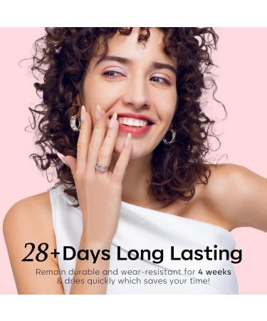 Modelones Gel Nail Polish 6 Colors Shimmer Pearl White Bule Pink Mermaid Nail Drawing Glitter Gel Polish Soak Off Led Summer Nail Gel Swirl Shell Thread Effect DIY Mani Gift with Dotting Pen Pearl Pink - Buy Online on GoSupps.com