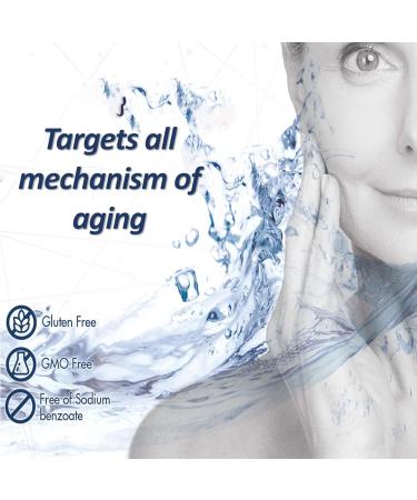 PureHA Advanced Formula 1 litre - Natural health supplement to promote healthy skin hair nails and joints - Buy Online on GoSupps.com