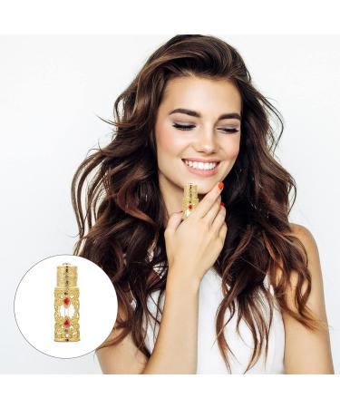 Beaupretty Vintage Glass Perfume Bottle - Refillable 3ml Travel Size for Women & Girls - Elegant Empty Drop Bottles - Buy Online on GoSupps.com