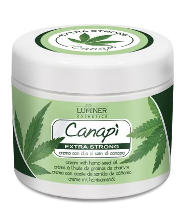 Cr me extra forte 200 ml formule naturelle action rapide avec extraits d'huile de graines de chanvre arnica et griffe du diable pour le massage. Fabriqu en Italie LUMINER