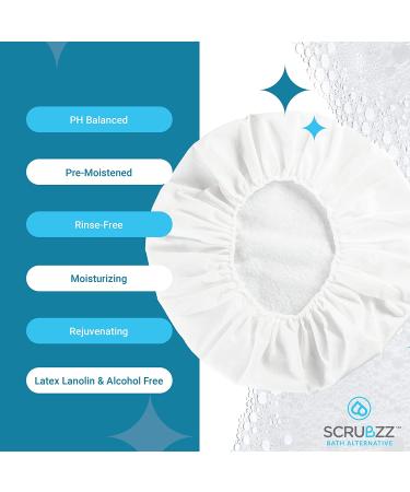 Scrubzz Rinse-Free Shampoo Caps for Bedridden Patients - 6 Pack - Buy Online on GoSupps.com