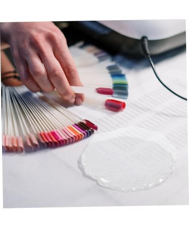  Healeved Healeved Nail Polish Tray for Manicure Glass Palette Nail Polish Mixing Supply Replacement Nail Polish Palette Holder - Buy Online on GoSupps.com