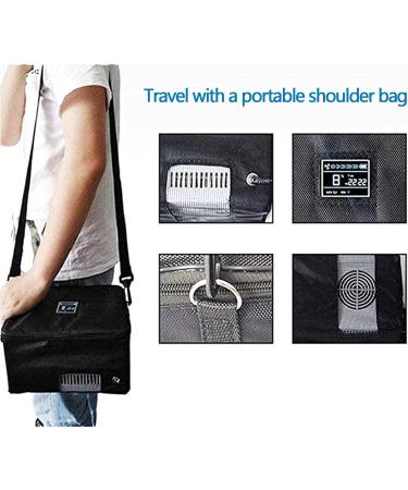 Insulin Cooler Refrigerated Box Portable Home Medicine Refrigerator Electric Cold Storage Box 2-8 LCD Display for Keeping Diabetes Drug Cooler Battery*3 - Buy Online on GoSupps.com